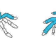 Fig. A (left): Normie spider wearing pants; FIg B (right): Shy spider wearing multiple pairs of pants
